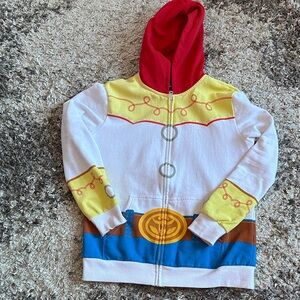 Disney Men's Zip-Up Sweater - Red, Yellow, White